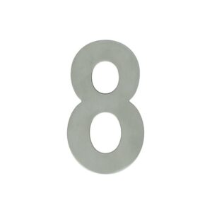 Pictogramme inox Signy - dim. 75x44x2 - Chiffre 8 - LEGALLAIS - 152294