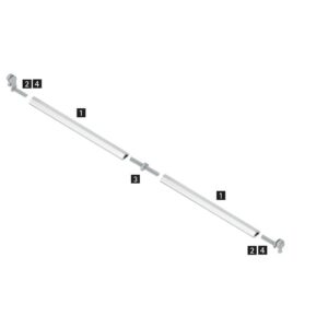 Assembleur pour barre de synchonisation Push to Open pour meubles de largeur suppérieur à 600 mm - HETTICH - 584466