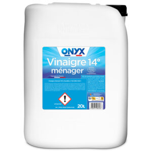 Vinaigre 14° surpuissant et concentré, nettoyant/détartrant, bidon de 20l - Onyx - 653192
