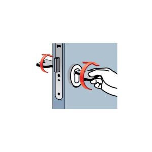 Cylindre double TX-80 2012 laiton nickelé 30/30, 5 clés - TESA ASSA ABLOY - 103293