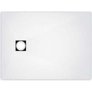 Revêtement prêt à poser Fundo Top pour receveur Primo 1200 x 900 mm excentré coloris blanc - Wedi - 578691