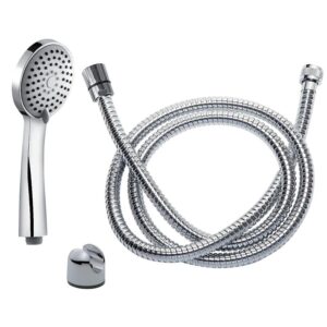 Set de douche 3 jets Indra chromé - DISFLEX - 513304