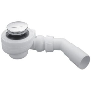 Bonde de douche coudée D60 ABS chromé TB60 - NICOLL - 723025