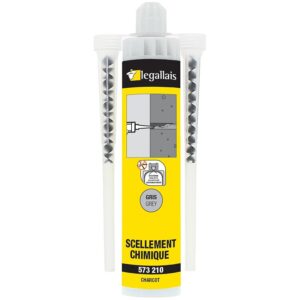 Scellement chimique ester-méthacrylate Charcot coloris gris carton de 10 cartouches de 380 ml - LEGALLAIS - 573217