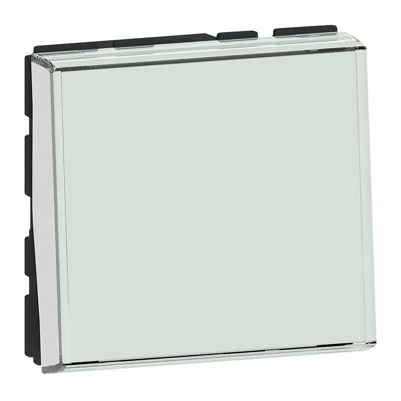 Poussoir programme Mosaic 1 module 6A blanc - Legrand - 357638 – Image 2
