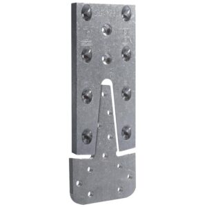 Étrier à queue d'aronde ETB en aluminium longueur 123 mm largeur 60 mm sachet d'un ensemble mâle-femelle - SIMPSON - 550943