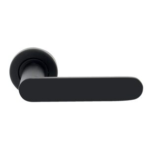 Béquille double sur rosace ligne Meudon béquille aluminium/rosace acier fintion noir mat - CADAP - 614412
