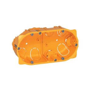 Boîte multiposte Batibox cloison sèche 2 postes 4/5 modules profondeur 40 mm - Legrand - 361005