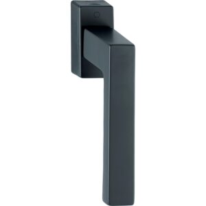Levier pour OF/OB ligne Toulon carré à longueur variable dépassant de 32 à 42 mm époxy noir mat - HOPPE - 627656