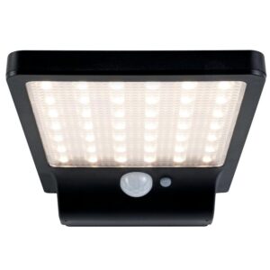 Applique solaire LED Solveig à détection 4,8 W 3000K 300 lm IP44 noir - Paulmann - 283278