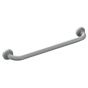 Barre de maintien droite aluminium teinte blanche Bailleron Ø 32 mm à fixations invisibles - longueur 600 mm - LEGALLAIS - 106087