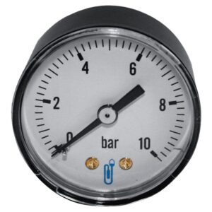 Manomètre boîtier ABS axial 16 bars Ø 50 8x13 - DISTRILABO - 753021