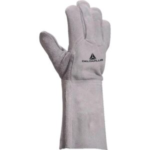 Gants de soudeur en croûte de bovin avec manchette 15 cm Taille 10 - DELTA PLUS - 515481