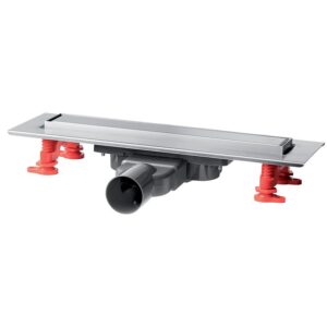 Caniveau de douche Venisio Slim L500 mm extra-plat 50 mm avec siphon à membrane - Wirquin Pro - 572258