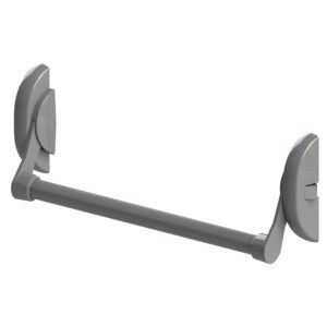 Serrure antipanique cross-bar CP 100 coupe-feu 1 point latéral - finition Noir RAL 9005 - DOM - 447238