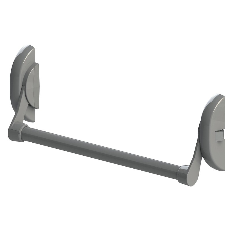 Serrure antipanique cross-bar CP 100 coupe-feu 1 point latéral - finition Noir RAL 9005 - DOM - 447238