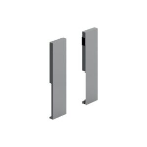 Raccords de facade à l'anglaise - hauteur 218 mm - Finition argent - HETTICH - 585509