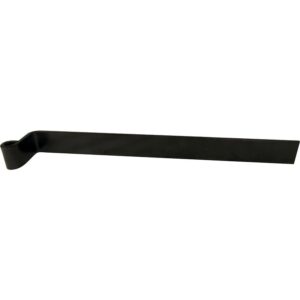 Penture droite déportée en acier phorétique noir 40 x 6 mm L600 mm - TORBEL - 642727