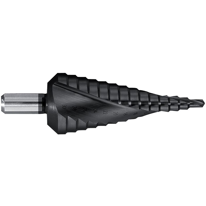 Foret conique étagé TiAln, queue de 10 mm, capacité de perçage de 4 à 30 mm - TIVOLY - 631547