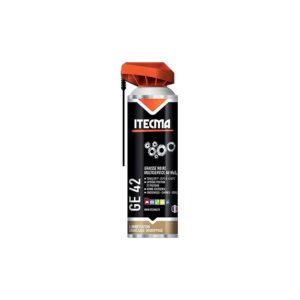 Graisse noire multiservice au MoS2 Ge 42, 1 aérosol de 650 ml brut/ 400 ml net - ITECMA - 113605