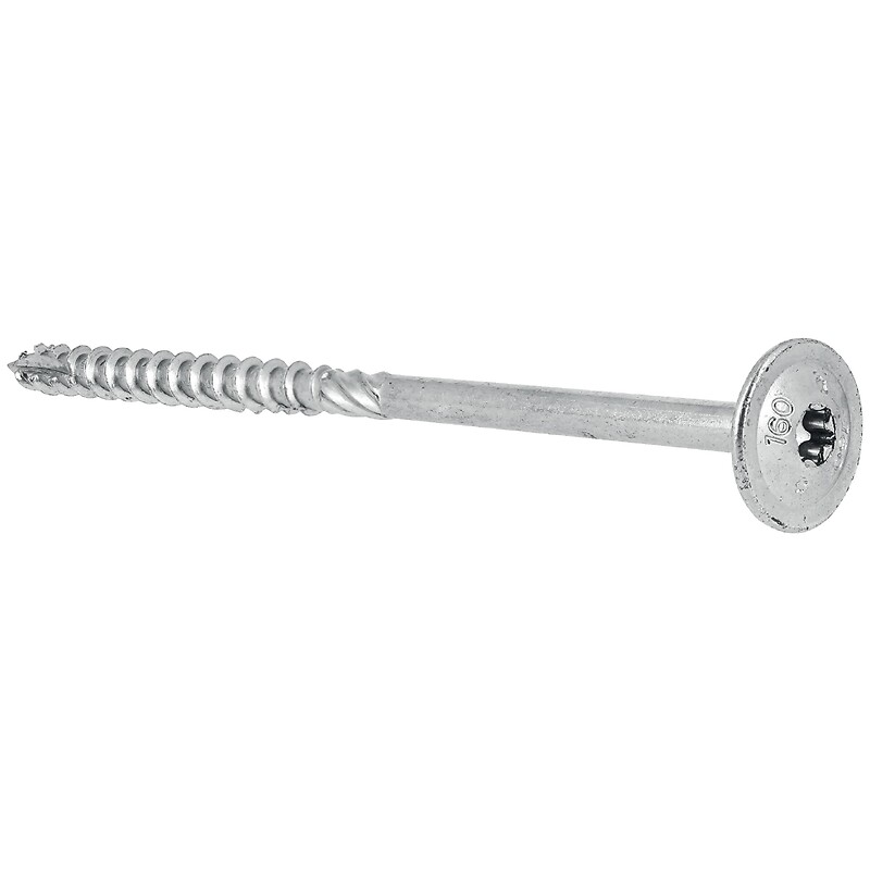 Vis à bois tête disque Torx acier zingué partiellement filetées Vking, diamètre 8 mm, longueur 300 mm, boîte de 25 - Vking - 577277