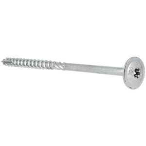 Vis à bois tête disque Torx acier zingué partiellement filetées Vking, diamètre 6 mm, longueur 120 mm, boîte de 100 - Vking - 577130
