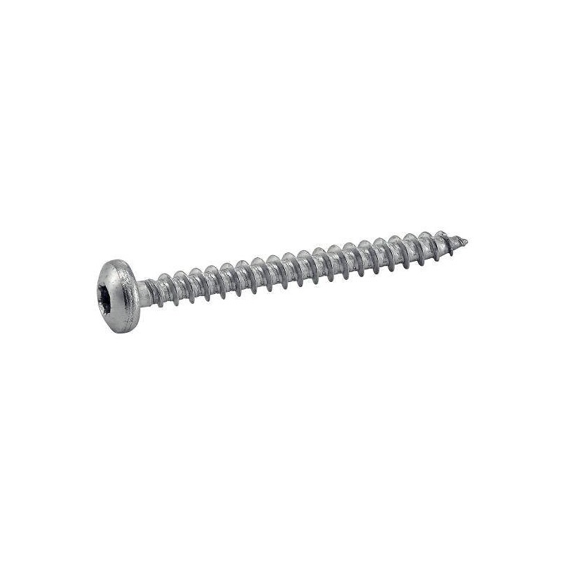 Vis à bois aggloméré tête cylindrique empreinte TORX inox A2 4,5x30mm boîte de 200 pièces - ACTON - 660745