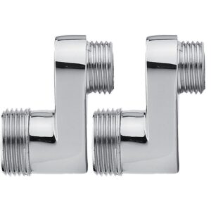 Paire de raccords décalés excentrés 25 mm mâle/mâle 15x21-20x27 - - 724068