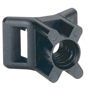Embases à visser Colson® largeur 21,5mm, hauteur 18mm, pour colliers largeur 9mm, boîte de 100 pièces - Legrand - 136488