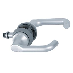 Serrure tubulaire à béquille Bec-de-cane à recouvrement HCS® Paris finition argent mat - HOPPE - 629679