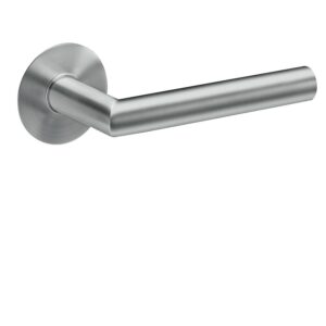 Béquille double inox sur rosace type Rhodes clé I - Karcher design - 106149