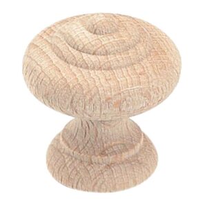 Bouton hêtre diamètre 30 mm rustique bois brut - CADAP - 575968