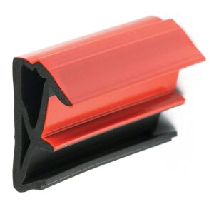 Joint sur ouvrant en TPE SV 712 F pour rainure de 4-4.5 mm et jeu de 12 mm finition noir en carton de 100 ml - KISO - 220609