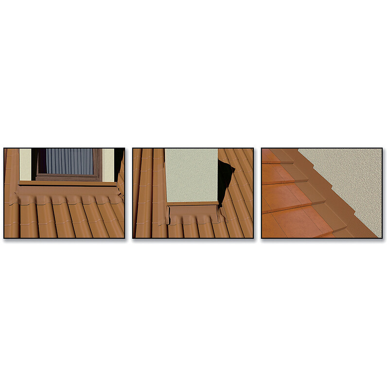Bande d'étanchéité Aeroform PREMIUM pour chiens assis, cheminées et couverture Alu EPDM 5mx200mm coloris gris anthracite RAL 7016 - SALOLA - 603695 – Image 3