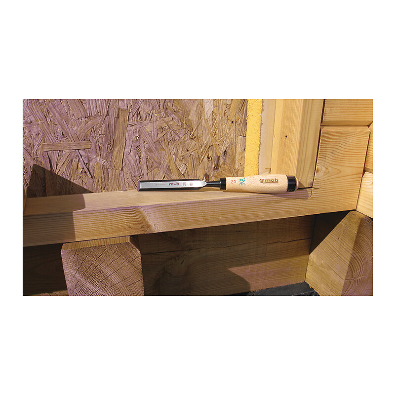 Ciseau de sculpteur manche bois - taille 35 mm - MOB - 249790 – Image 3