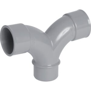 Coude PVC double 87°30 diamètre 40 M/F parallèle OH8 - NICOLL - 716093