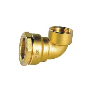 Coude laiton DECA femelle 26x34 PE diamètre 32 - SFERACO - 717111