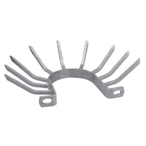 Collier galvanisé anti-escalade des tubes de descentes d'eau pluviable - Walraven - 523860