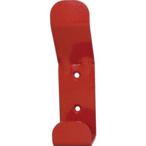 Patère double tête acier laqué finition rouge RAL 3020 - LEGALLAIS - 382089