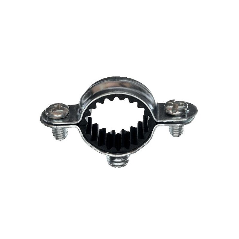 Colliers simples isophoniques RAMUSSEN acier zingué pour tubes et tuyaux diamètre 26mm boîtes de 50 pièces - LEGALLAIS - 278483