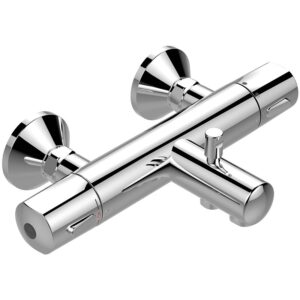 Mitigeur thermostatique bain/douche Olyos C3 chromé - PORCHER - 629917