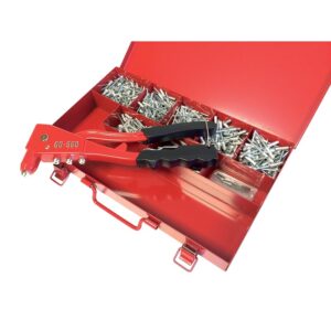 Rivets aveugles multi-serrages Gomulti, coffret métallique de 430 pièces avec pince et jeux de mors - DEGOMETAL - 445677