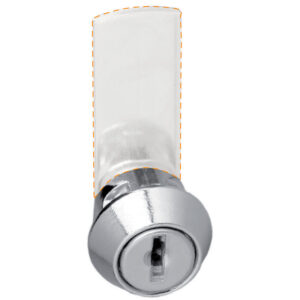 Barillet 4900-01 varié réversible 1/2 tour fixation par fourchette et fixation came (non fournie) par clip - avec 2 clés - RONIS - 500865
