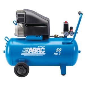 Compresseur d'air à piston lubrifié 50 litres 3 CV - Pro Monte Carlo L30P - ABAC - 599096