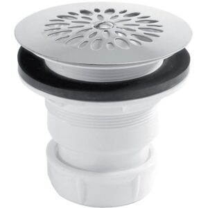 Bonde de douche à grille inox Ø 60 mm sortie verticale - NICOLL - 723030