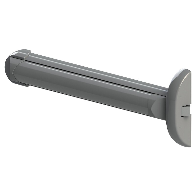Serrure antipanique touch-bar TP 100 coupe-feu 1 point latéral - finition Gris RAL 9006 - DOM - 447287
