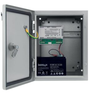Alimentation secourable étanche IP 66 en coffret métal type PSW 230V AC / 12V DC en 2,6A - IZYX SYSTEMS - 104883
