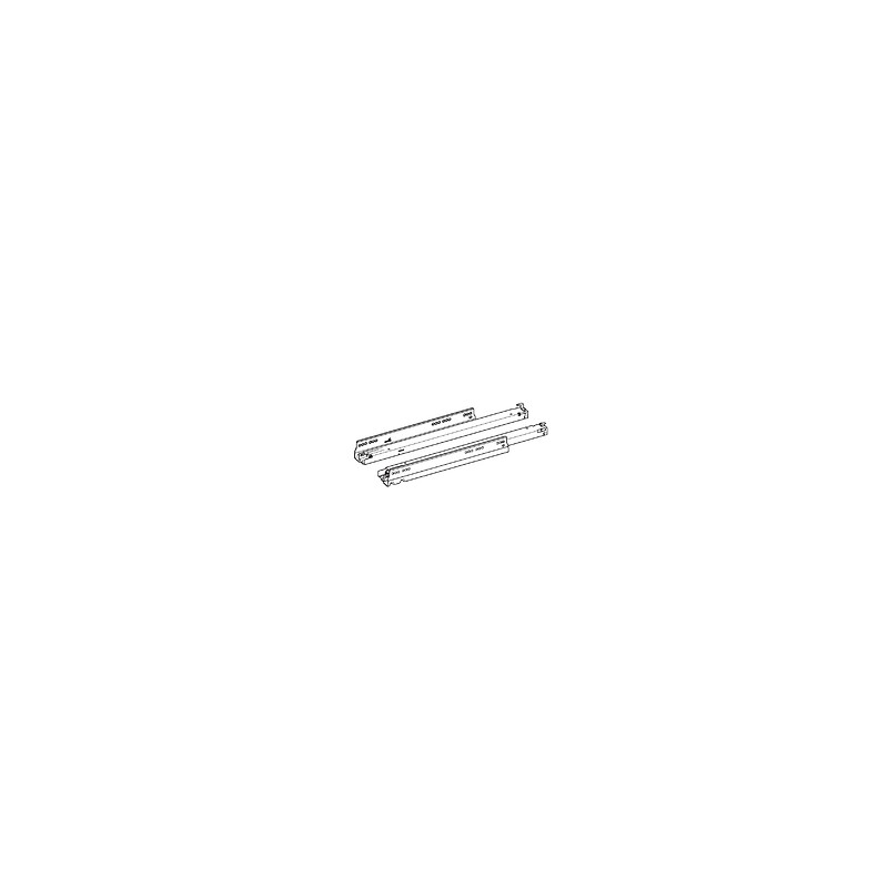 Coulisses Actro YOU Silent System 40 kg - longueur 550 mm - HETTICH - 138455 – Image 3