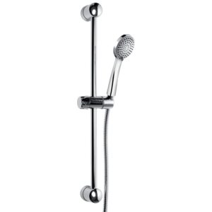 Ensemble de douche sur barre 3 jets Indra chromé - DISFLEX - 513318