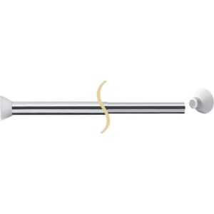 Porte rideaux droit extensible aluminium Ø 20 de 120 à 220 cm - PELLET - 731067